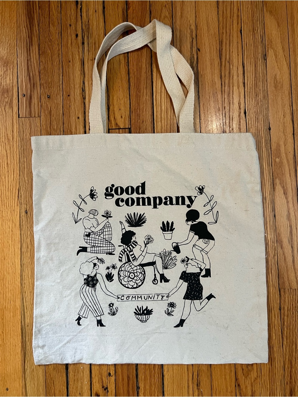 Canvas Tote Bag: Good Company Community Tote